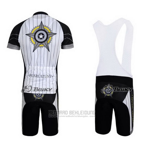 2010 Fahrradbekleidung Pearl Izumi Shwarz und Wei Trikot Kurzarm und Tragerhose